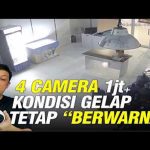 WOW MURAH AMAT !! 1 juta'an DAPAT 4 KAMERA cctv & bisa berwarna di tempat gelap